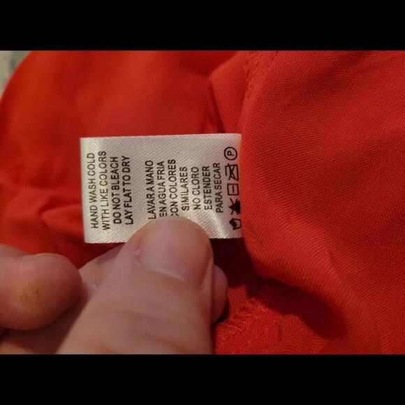 NWT Culture Code red tiered midi dress - Picture 5 of 5